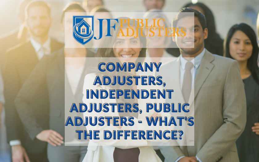 Company adjusters, independent adjusters, public adjusters - what's the difference
