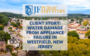 Client Story Water Damage from Appliance Failure in Westfield, New Jersey