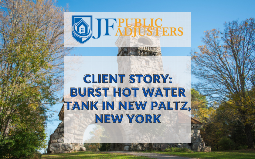 Client Story Burst Hot Water Tank in New Paltz New York