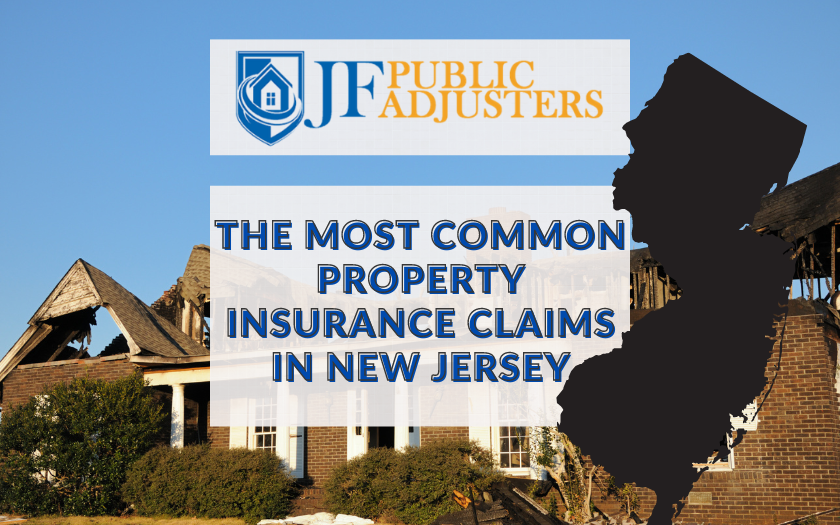 the most common property insurance claims in new jersey