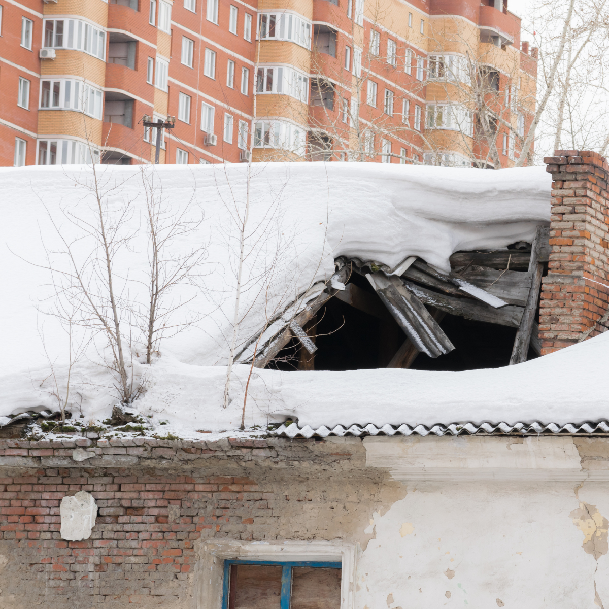 roof collapse from weight of snow