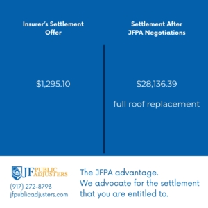 JFPA - insurer offer vs final settlement